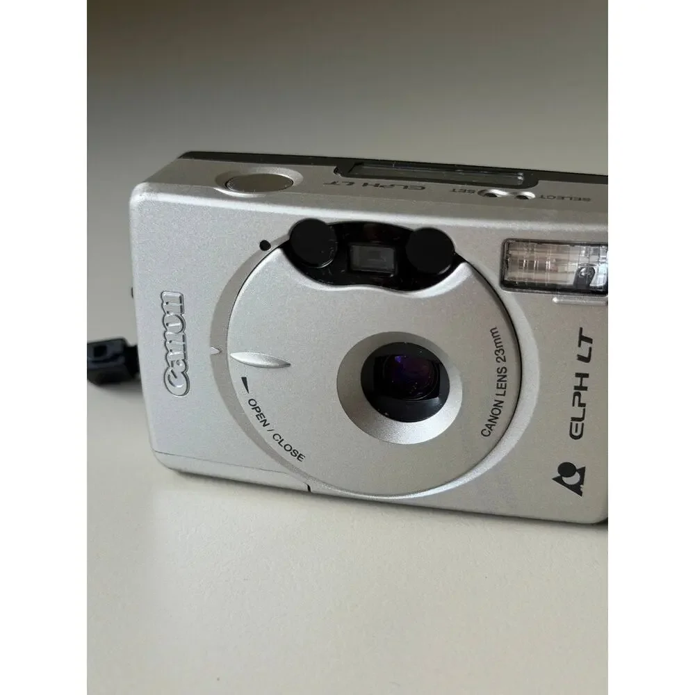 Canon ELPH LT Film Camera APS Compact Point & Shoot Pocket 90s WORKS